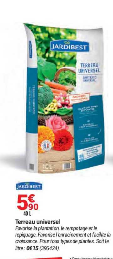 terreau universel jardibest