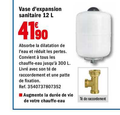 vase d'expansion sanitaire 12 l