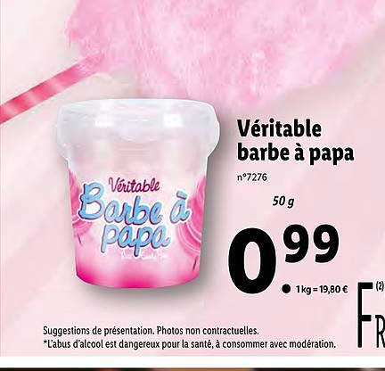 véritable barbe à papa
