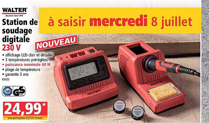 walter station de soudage digitale