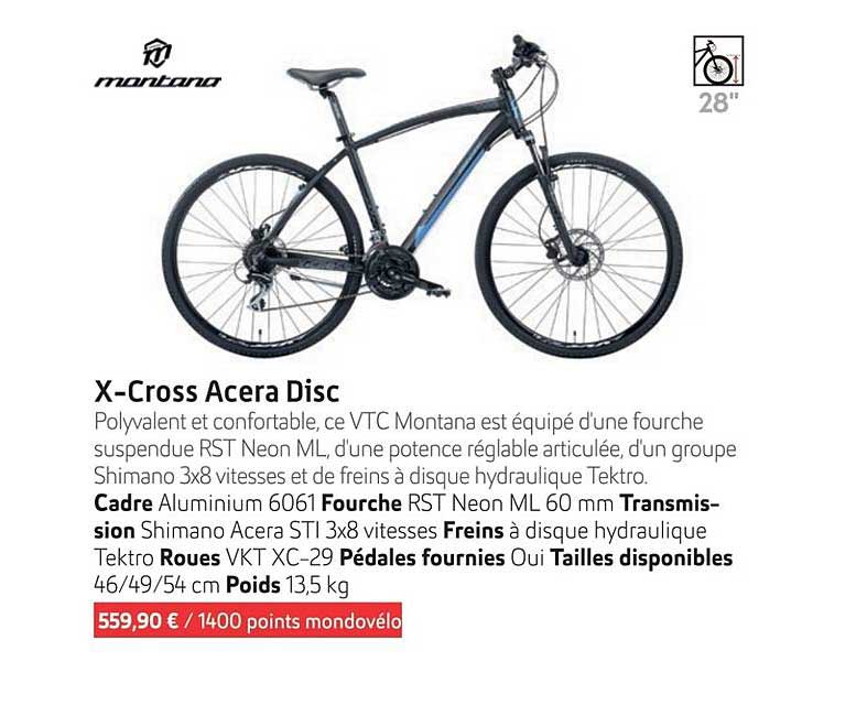 x-cross acera disc