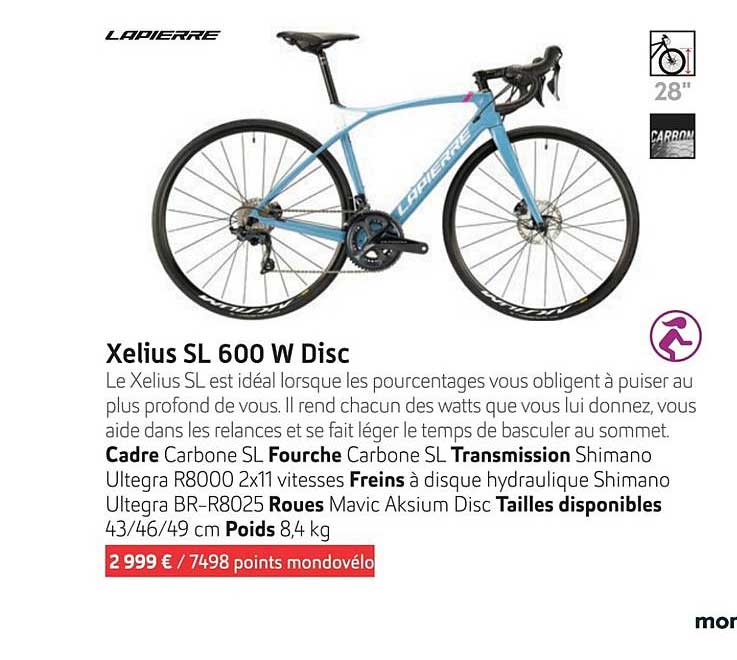 xelius sl 600 w disc