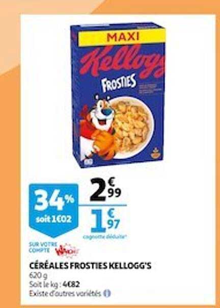 Céréales Frosties Kellogg's