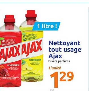 nettoyant tout usage ajax