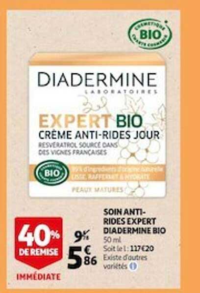 soin anti-rides expert diadermine bio