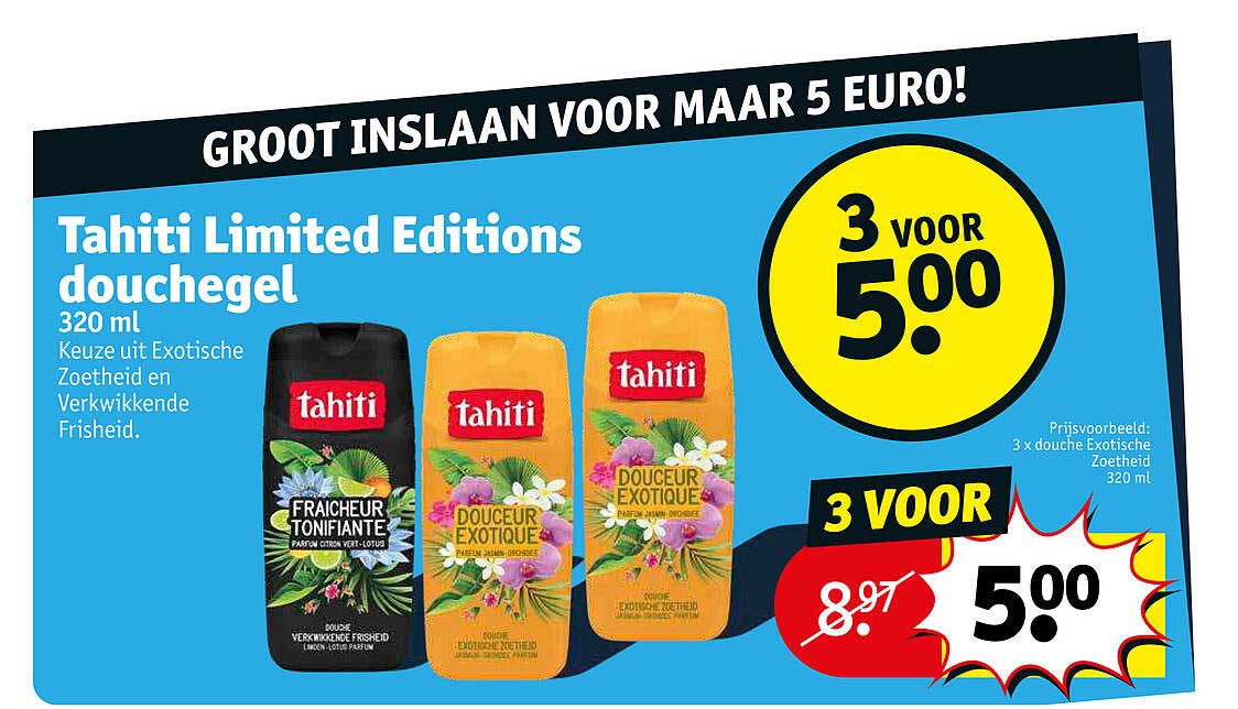 tahiti limited editions douchegel