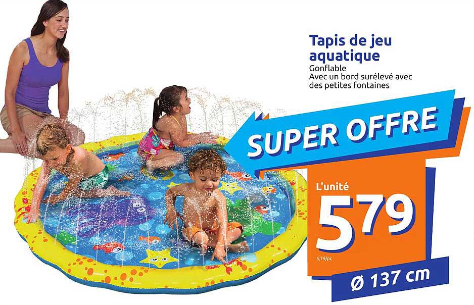 tapis de jeu aquatique