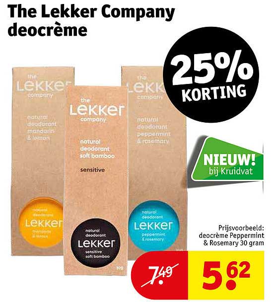 the lekker company déocrème