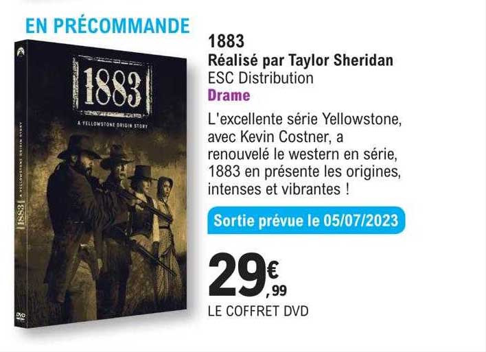 1883 réalisé par taylor sheridan esc distribution