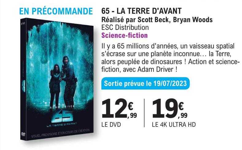 65 - la terre d'avant - réalisé par scott beck, bryan woods - esc distribution