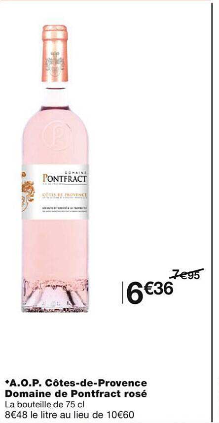 a.o.p. côtes-de-provence domaine de pontfract rosé