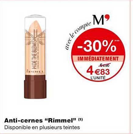 anti-cernes "rimmel"