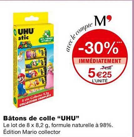 Bâtons De Colle "uhu"