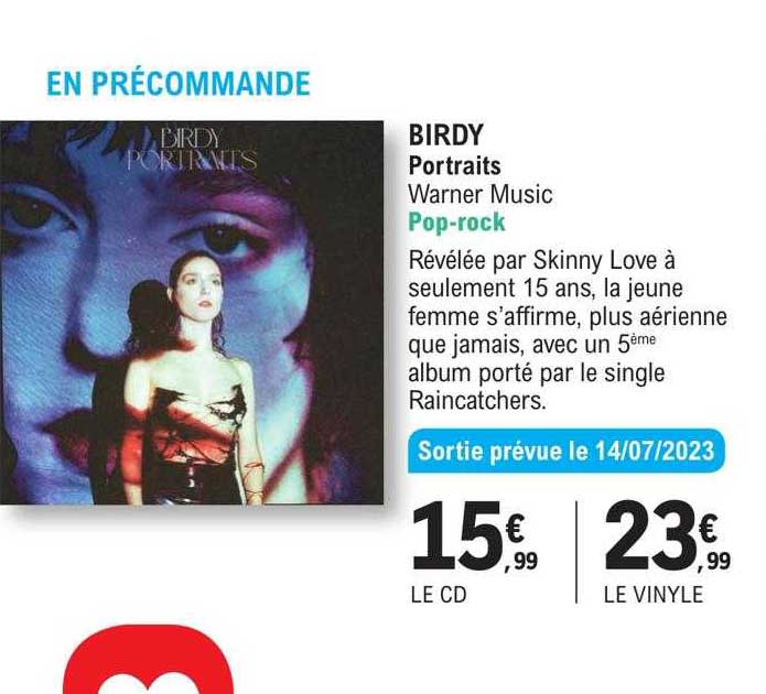 birdy portraits - warner music - pop-rock