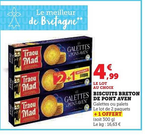 biscuits breton de pont aven