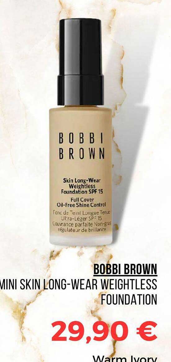bobbi brown mini skin long-wear weightless foundation