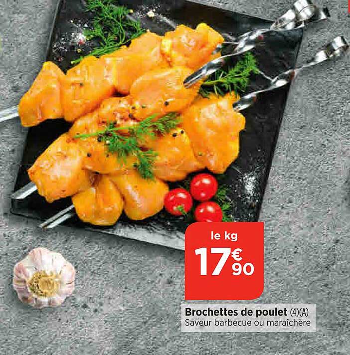 Brochettes De Poulet