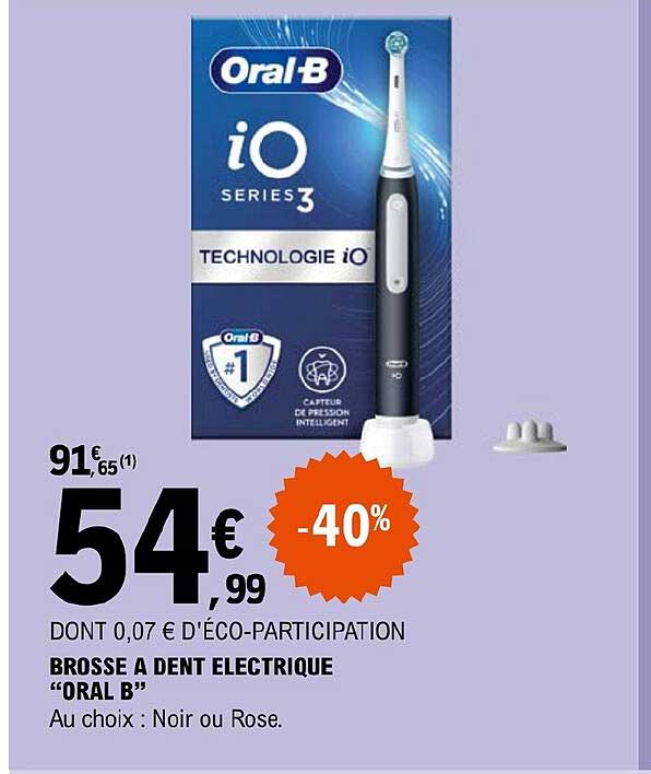 brosse à dent électrique "oral b"