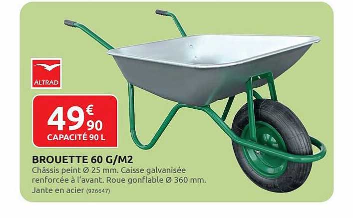 brouette 60 g-m2 altrad