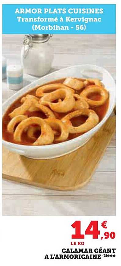 calamar géant à l'armoricaine
