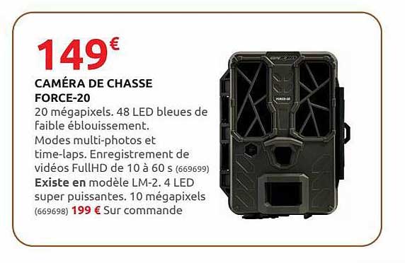 caméra de chasse force-20
