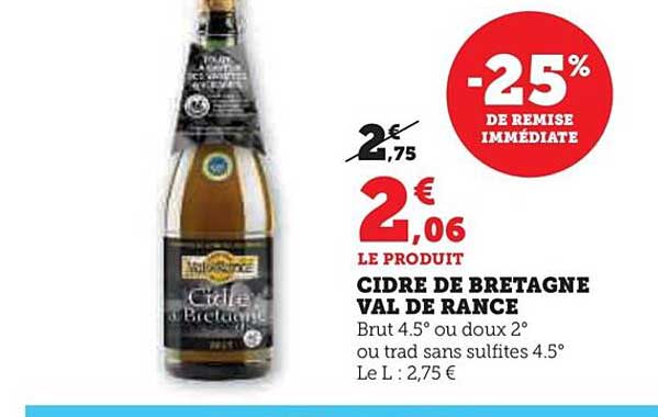 cidre de bretagne val de rance