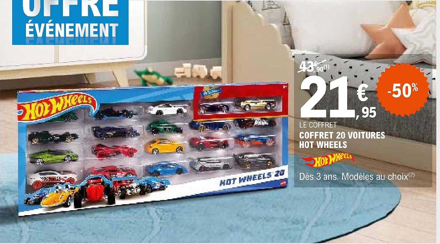 coffret 20 voitures hot wheels