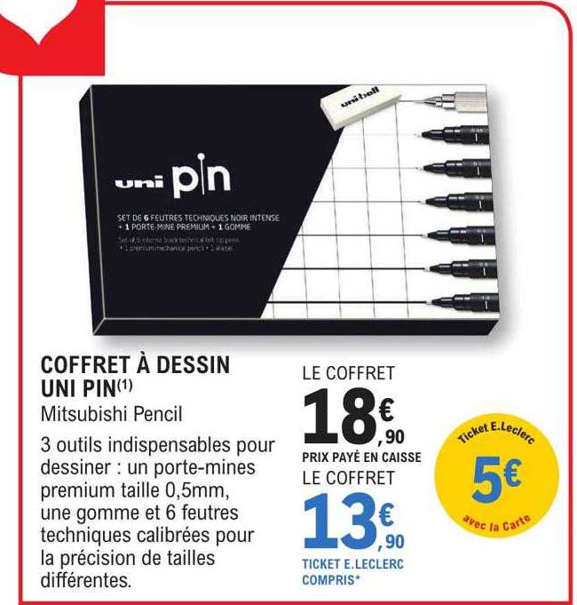 Coffret A Dessin Uni Pin Mitsubishi Pencil
