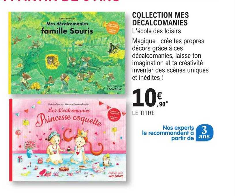 collection mes décalcomanies - l'école des loisirs