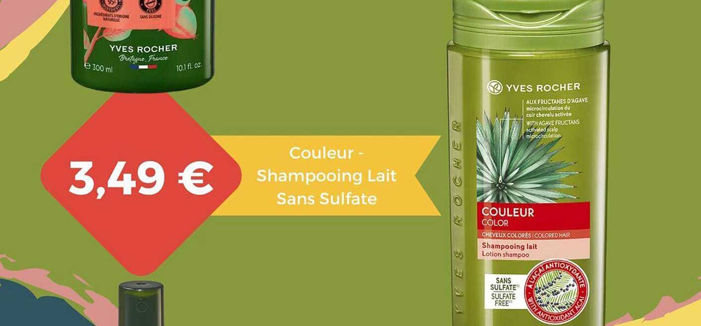 couleru - shampooing lait sans sulfate