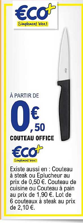 Couteau Office Eco+