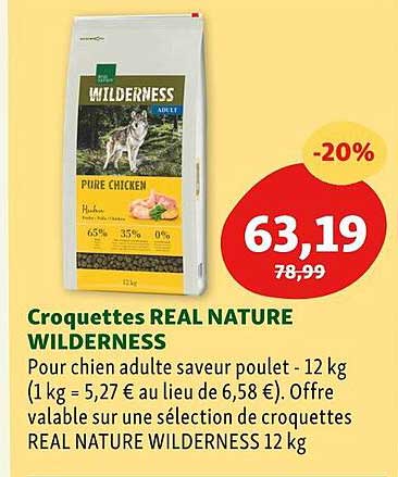 croquettes real nature wilderness