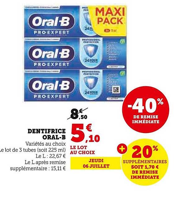 Dentifrice Oral-b