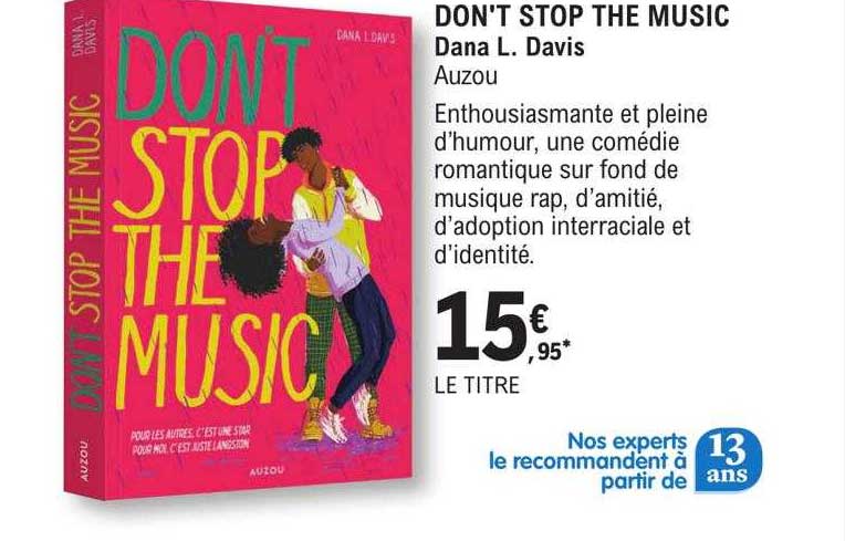 don't stop the music - dana l. davis - auzou