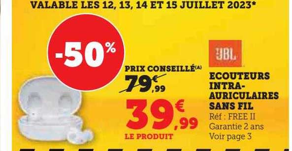 écouteurs Intra-auriculaires Sans Fil