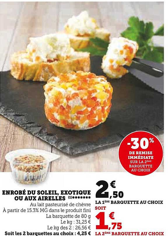 enrobé du soleil, exotique ou aux airelles