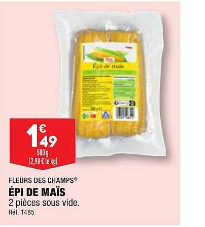 épi de maïs fleurs des champs