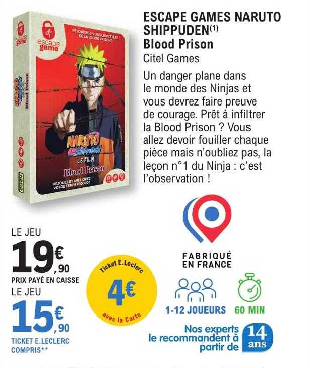 Escape Games Naruto Shippuden - Blood Prison - Citel Games
