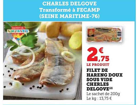 filet de hareng doux sous vide cherles delgove