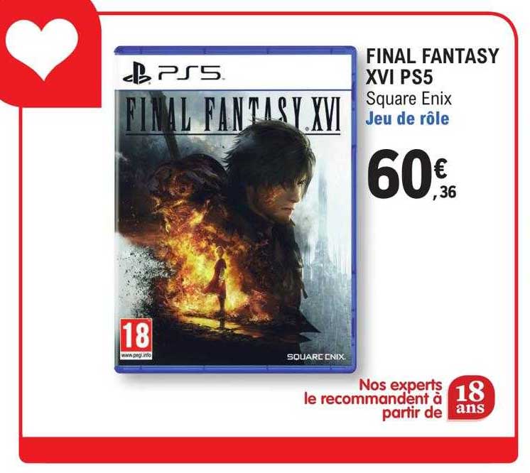 final fantasy XVI ps5 - square enix