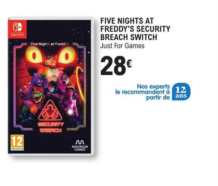 five nights at freddy's security breach switch