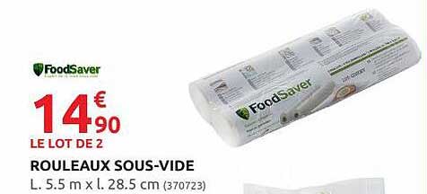 foodsaver rouleaux sous-vide