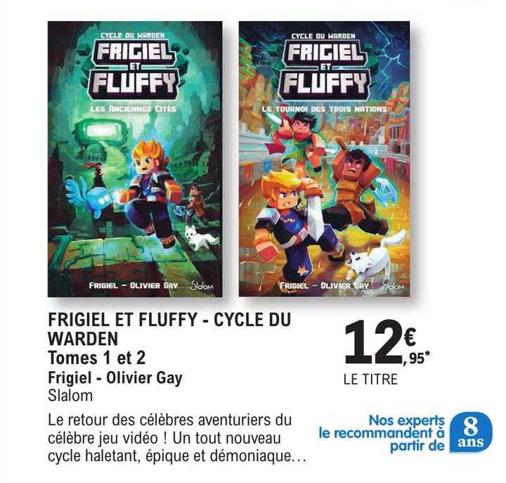 frigiel et fluffy - cycle du warden - tomes 1 et 2 - frigiel - olivier gay - slalom