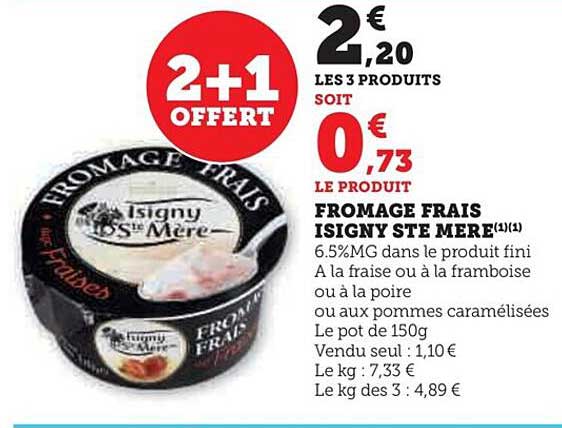 fromage frais isigny ste mere