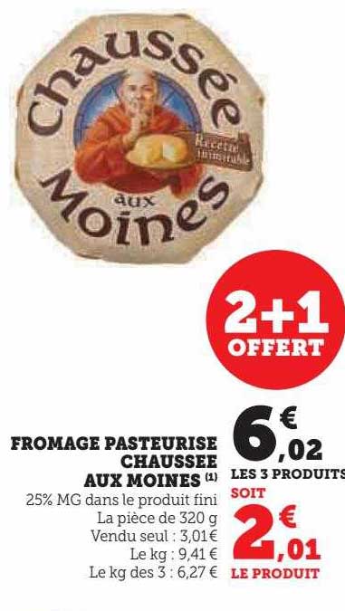Fromage Pasteurisé Chaussée Aux Moines