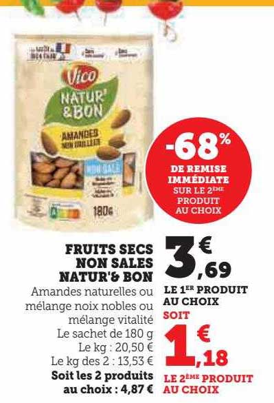 fruits secs non salés natur' & bon