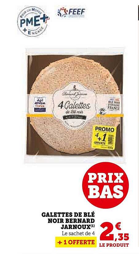 galettes de blé noir bernard jarnoux