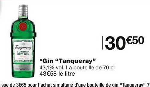 Gin "tanqueray"
