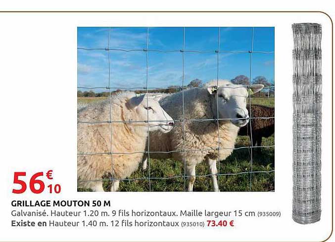 grillage mouton 50 m
