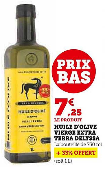 Huile D'olive Vierge Extra Terra Delyssa